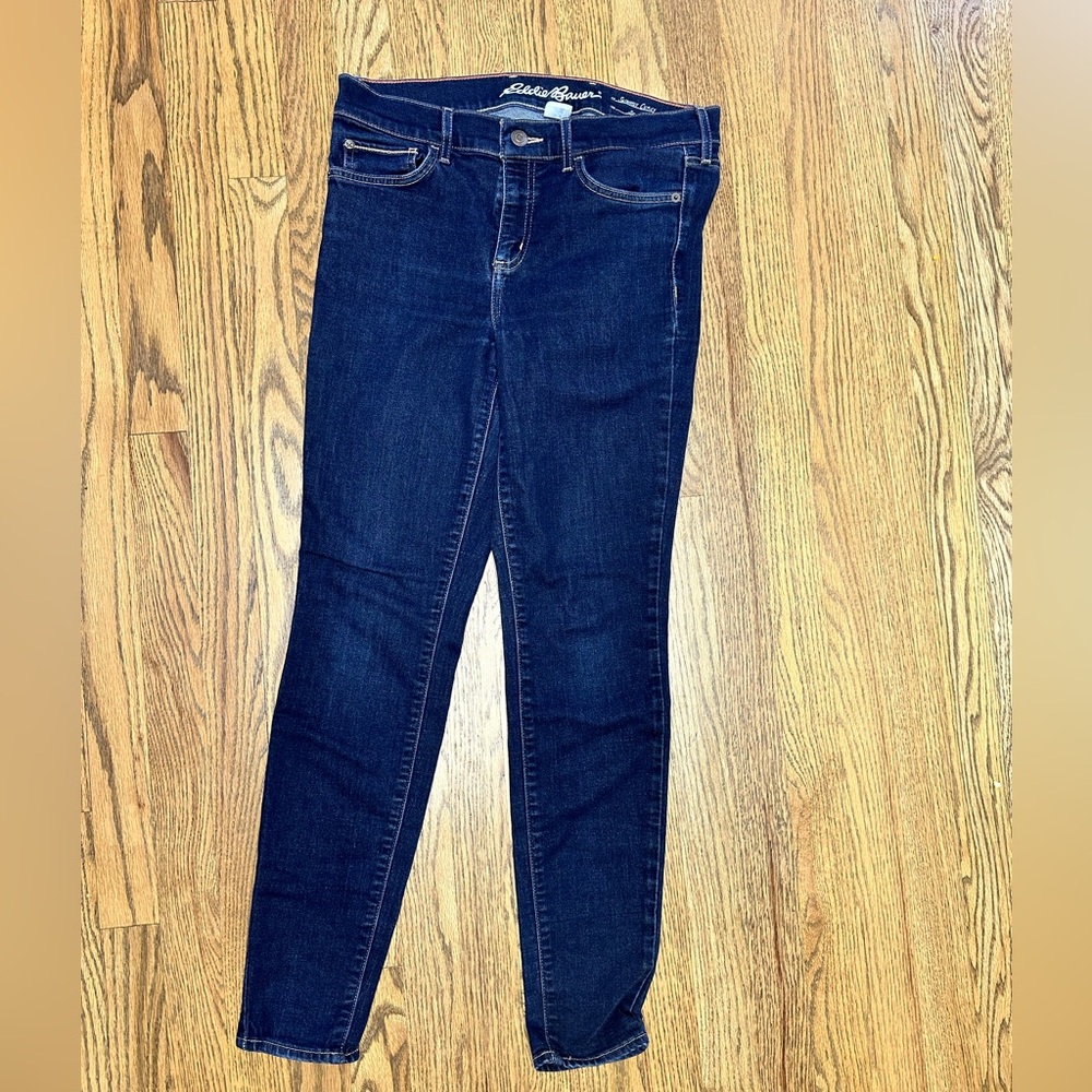 Eddie Bauer Dark Blue Women's Skinny curvy Jeans
